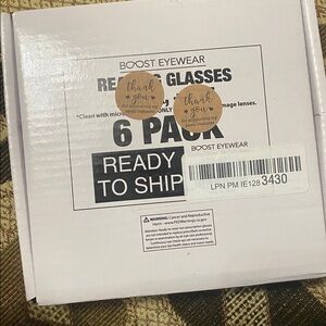 BOOST Eyewear Reading Glasses 6-Pack +3.00 | New in Box